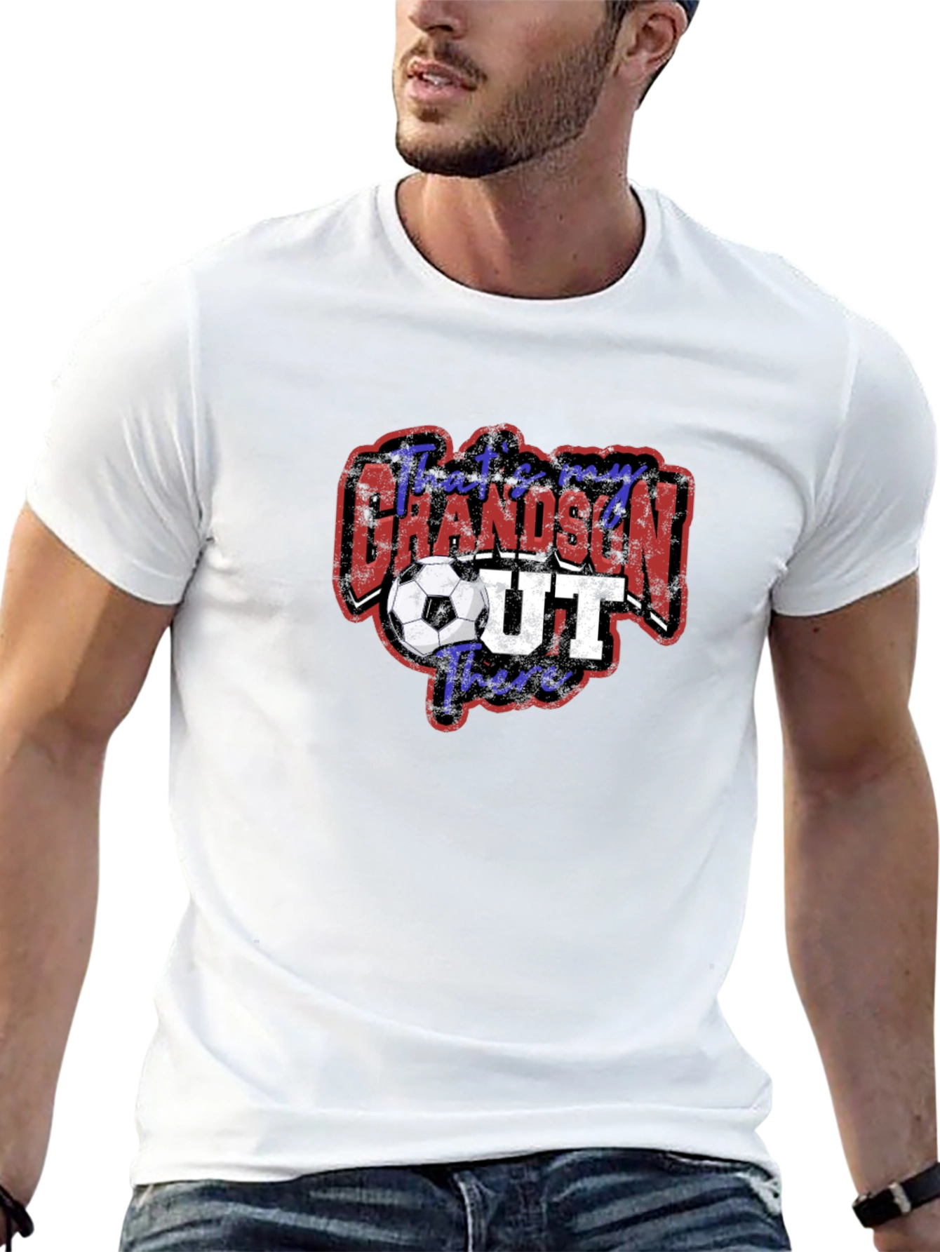 Thats My Grandson Out There Soccer T-Shirt