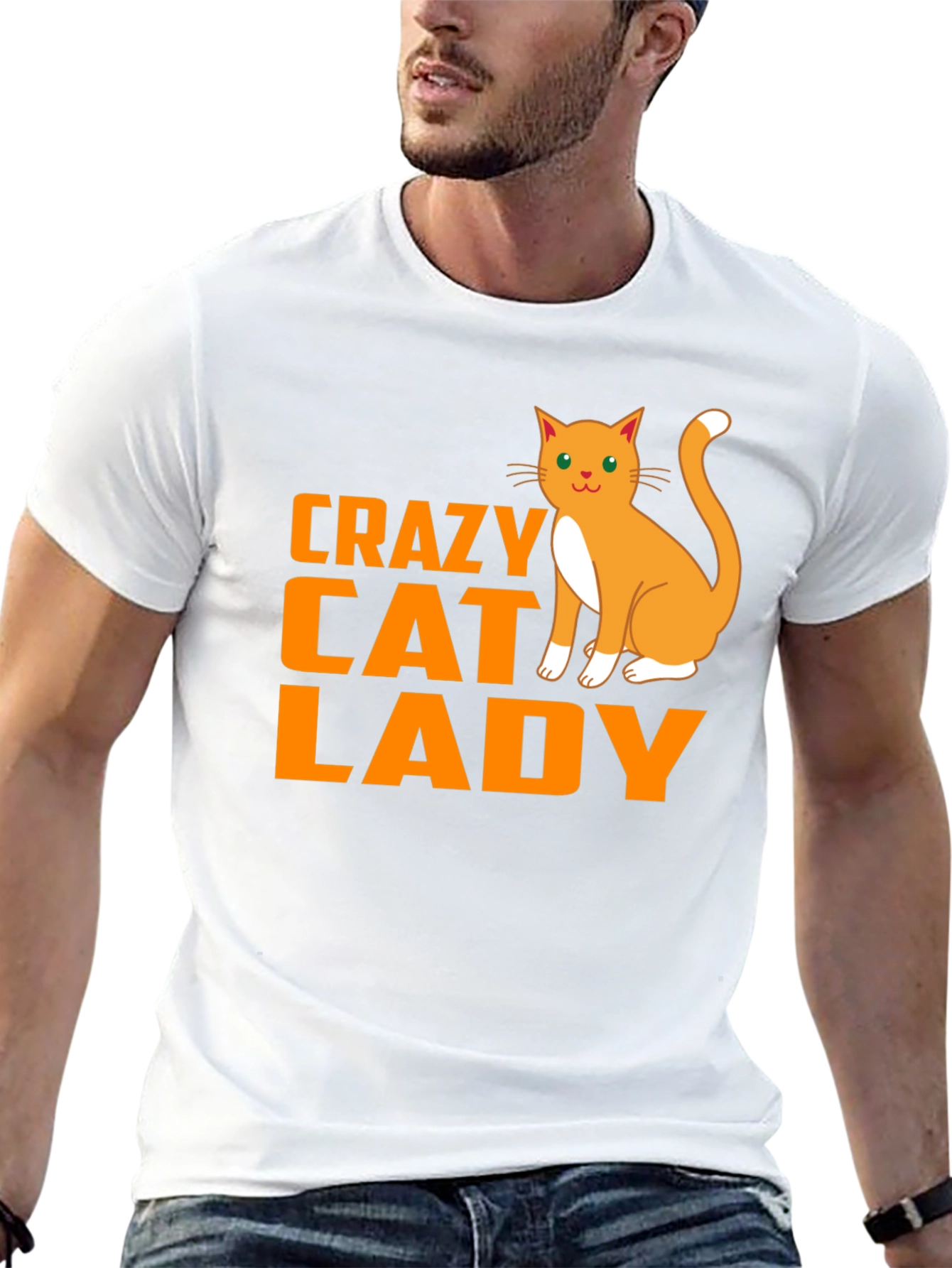 Crazy Cat Lady Black T-Shirt
