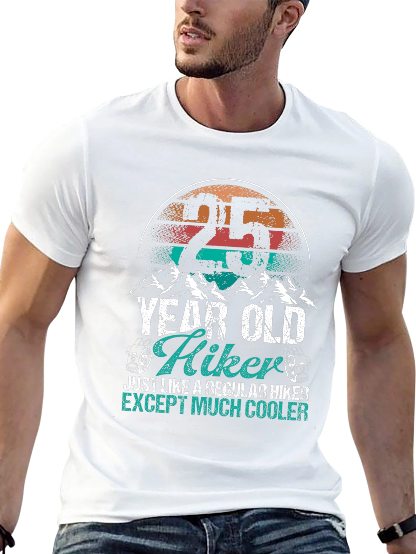 25 Year Old Hiker Graphic Tee