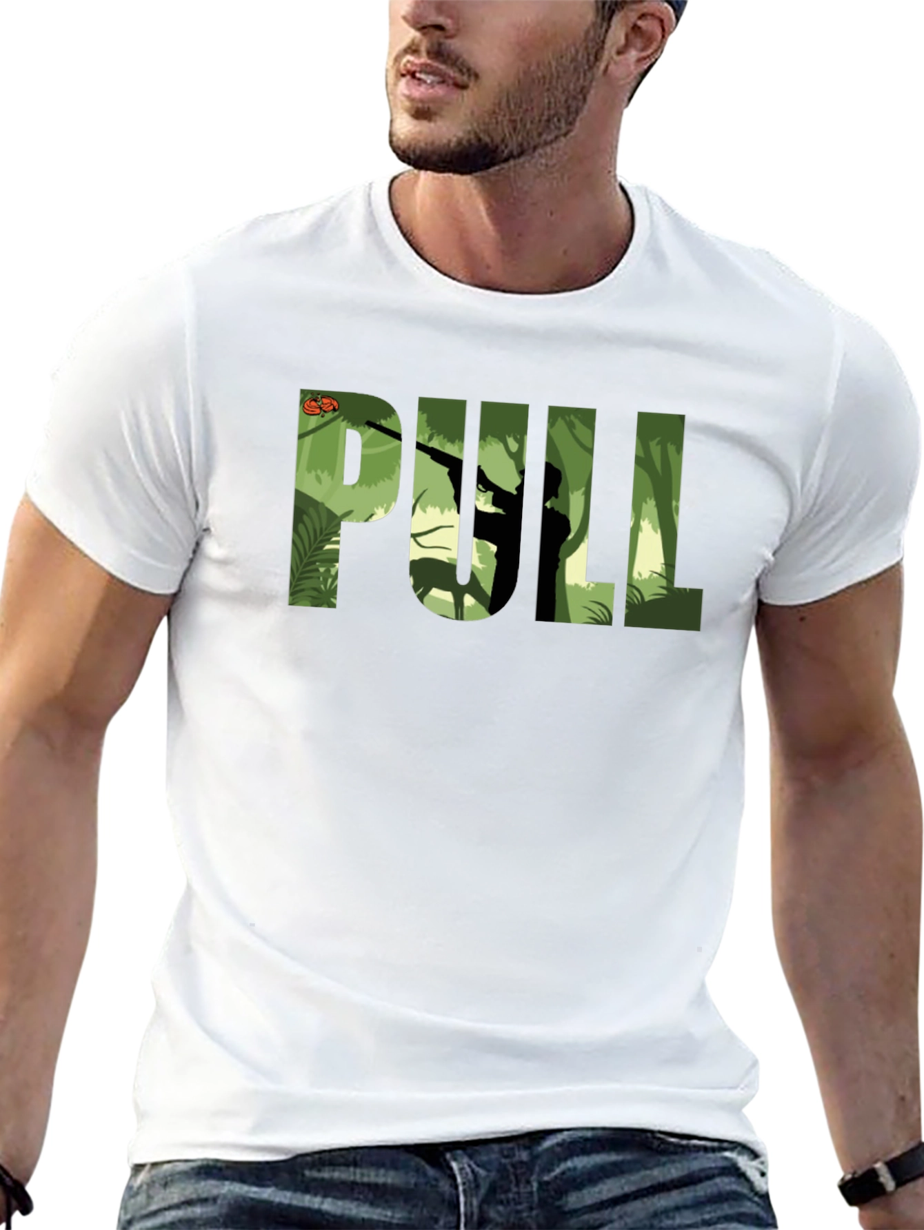 Pull Jungle Graphic T-Shirt