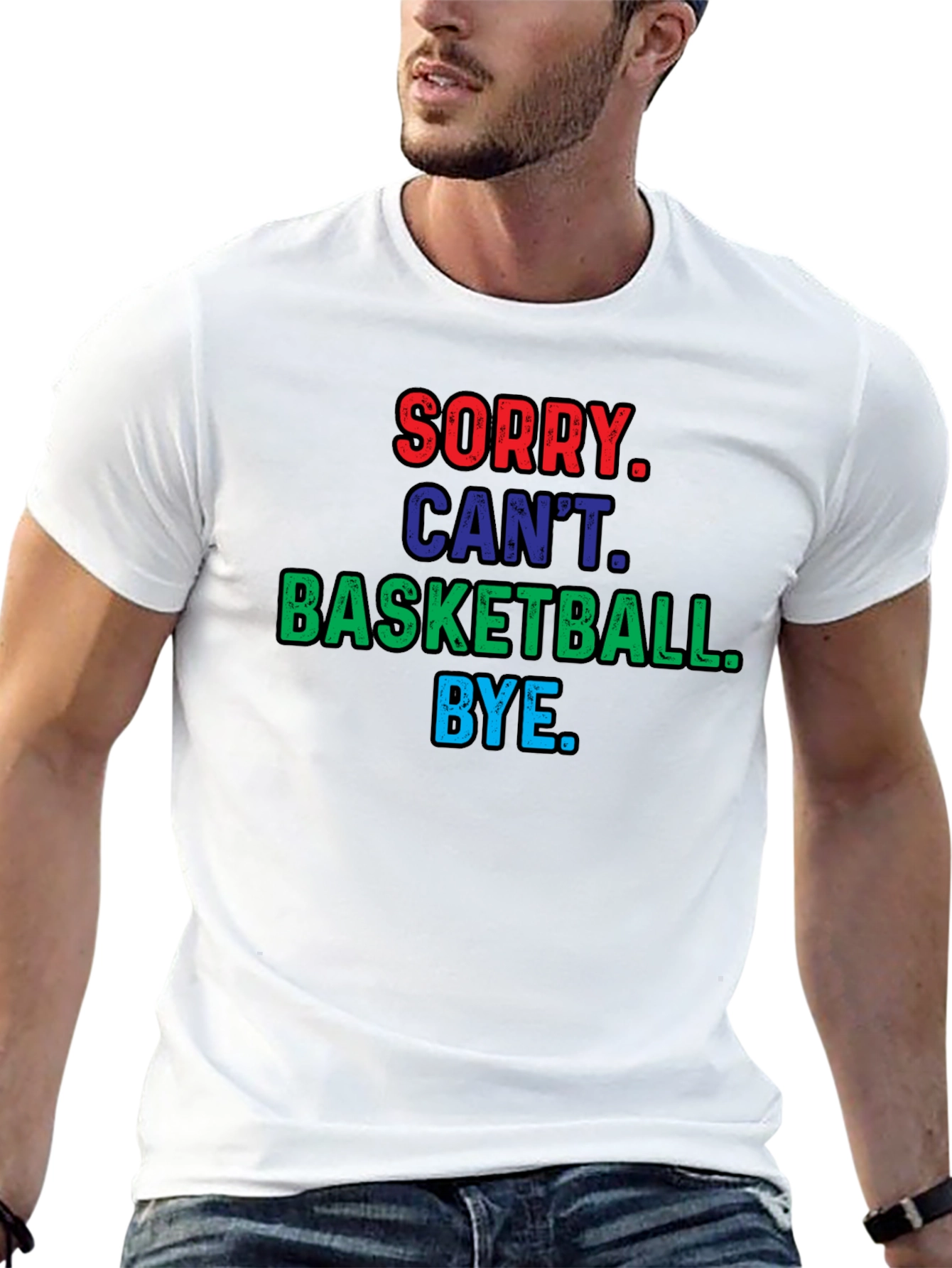 Sorry Cant Basketball T-Shirt