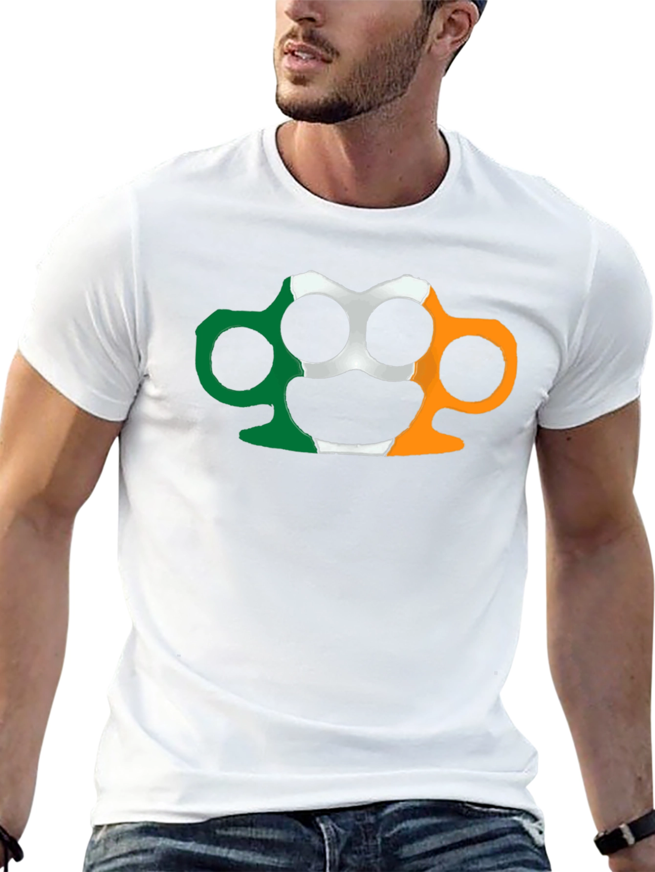 Irish Flag Knuckle Duster Graphic Tee
