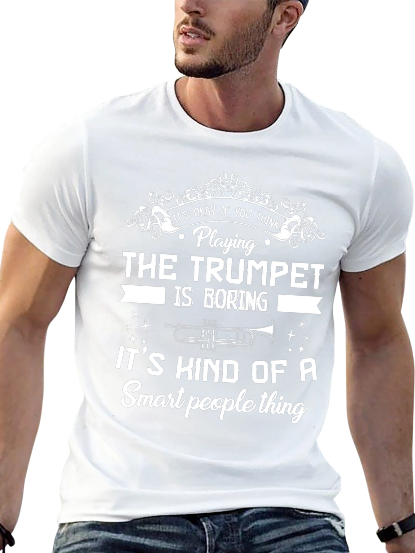 Trumpet Player Smart People T-Shirt