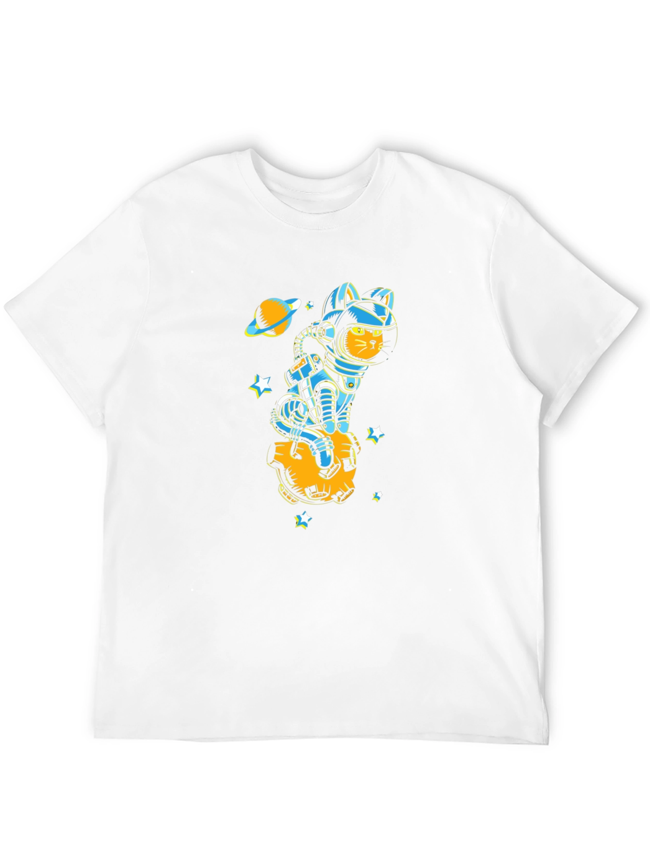 Astronaut Cat T-Shirt - Space Explorer Tee