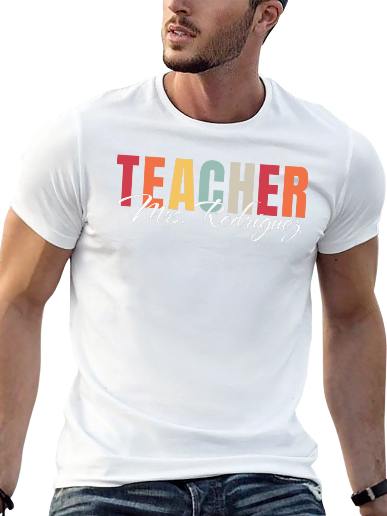 Teacher Mrs. Rodriguez T-Shirt Black Casual Tee
