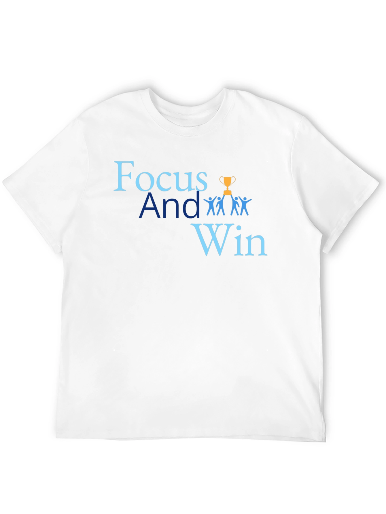 Focus and Win Crew Neck T-Shirt