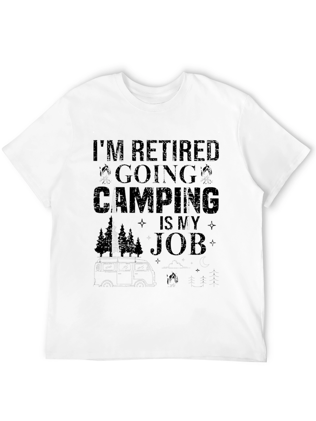 Retired Camping T-Shirt