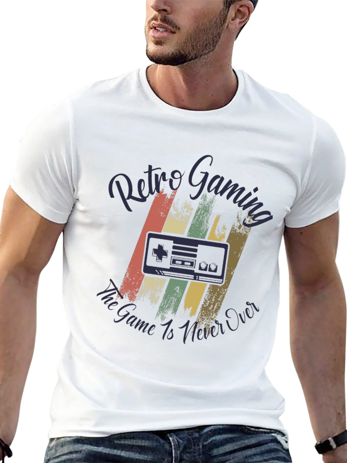 Retro Gaming T-Shirt - Game Is Never Over