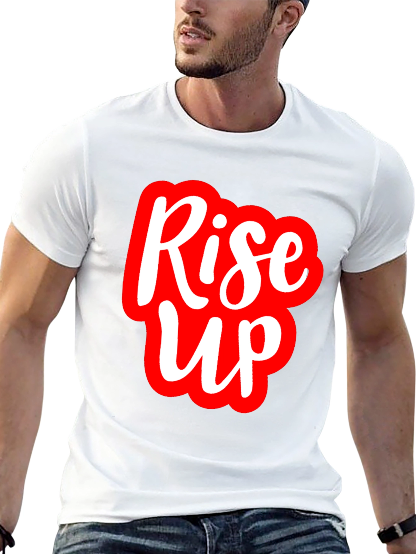 Rise Up Graphic Tee - Bold Statement Shirt