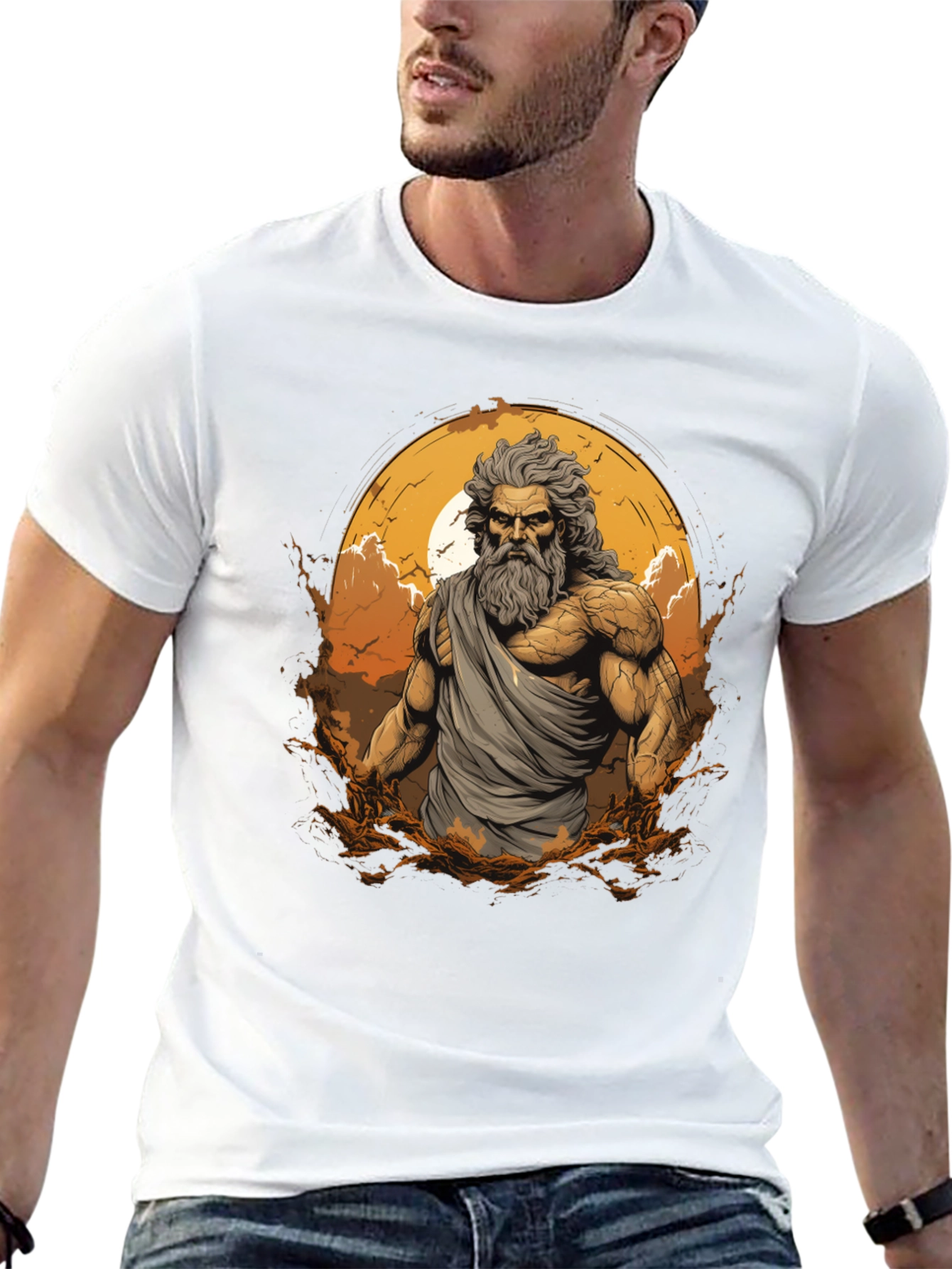 Zeus Graphic T-Shirt - Mythical God Tee