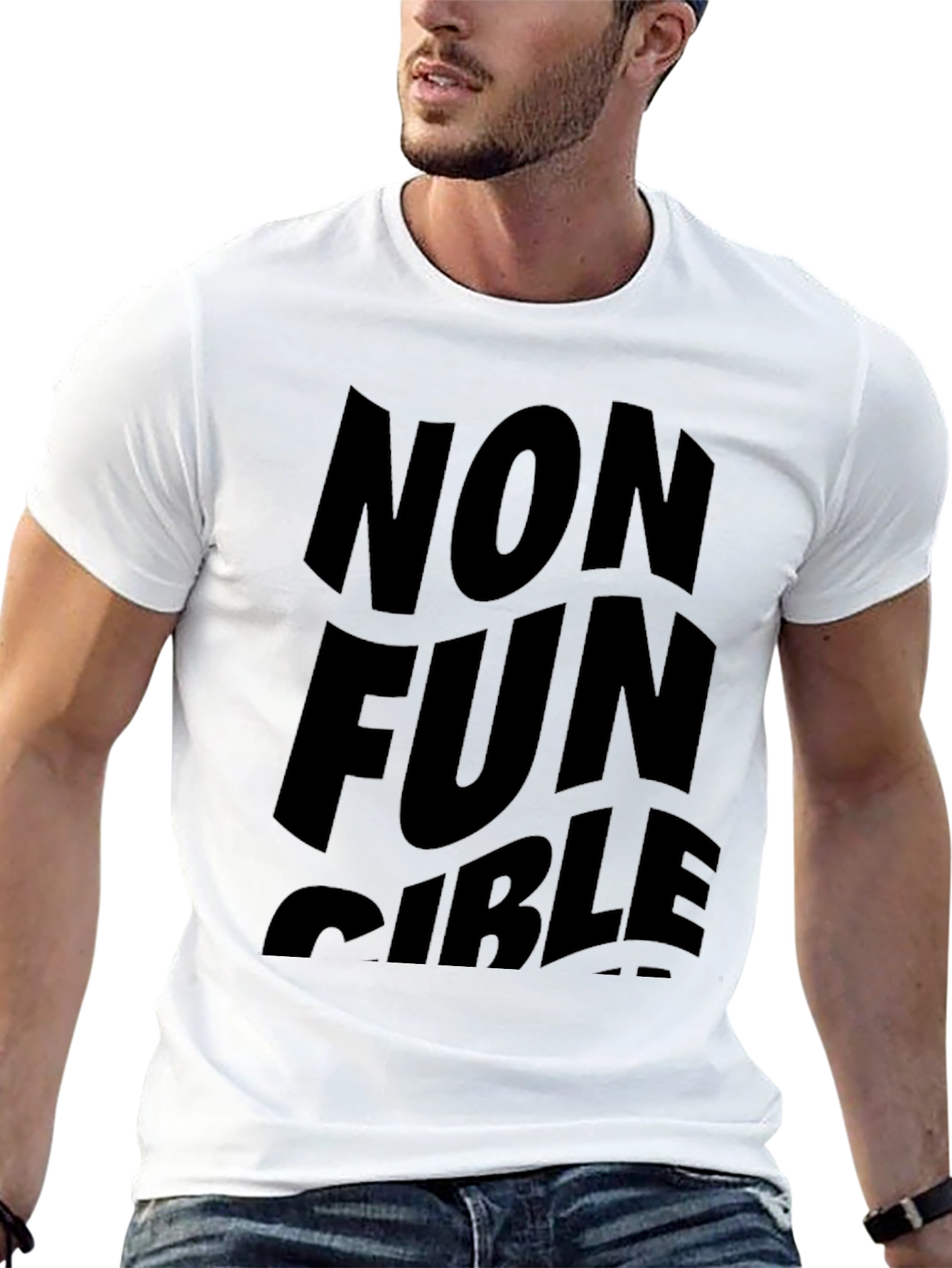 Non Fun Gible Black T-Shirt