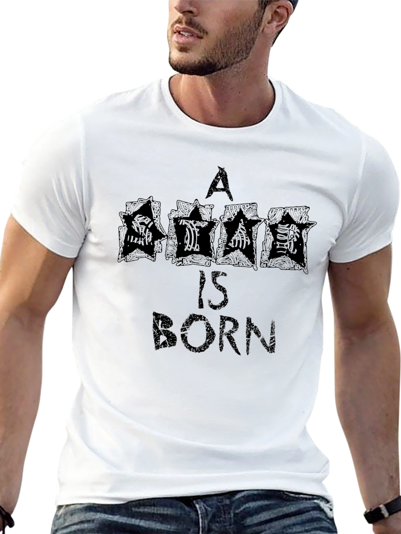 A Star Is Born - Black Graphic Tee