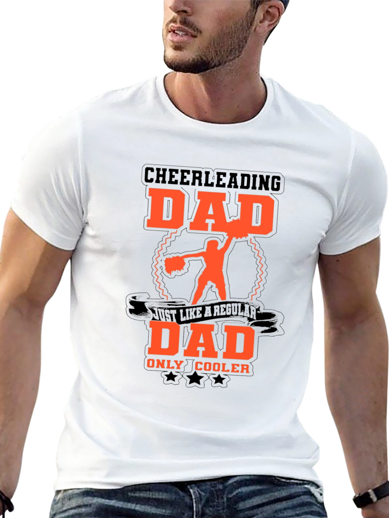 Cheerleading Dad Graphic Tee