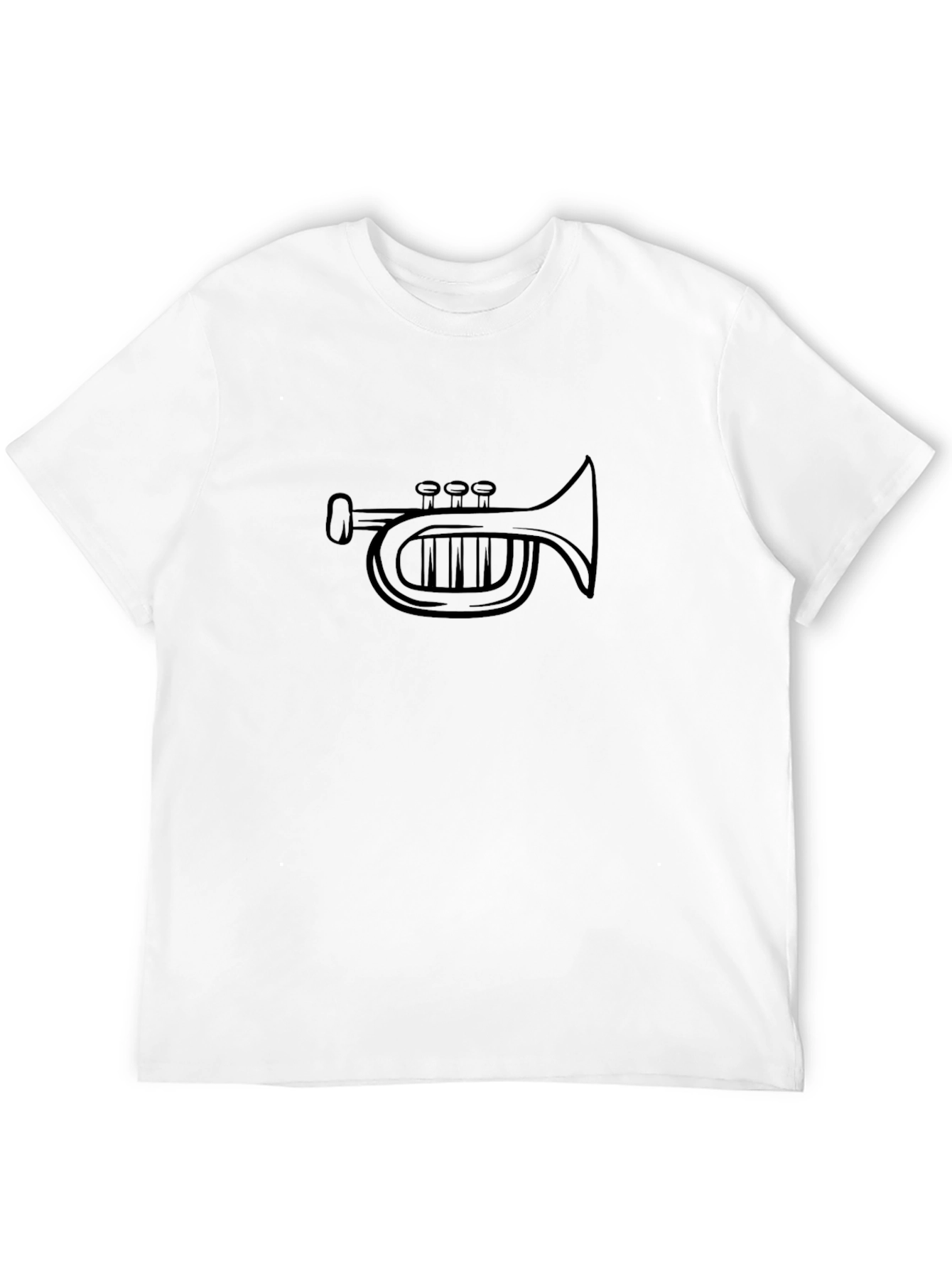 Trumpet Graphic Tee - Classic Band Design