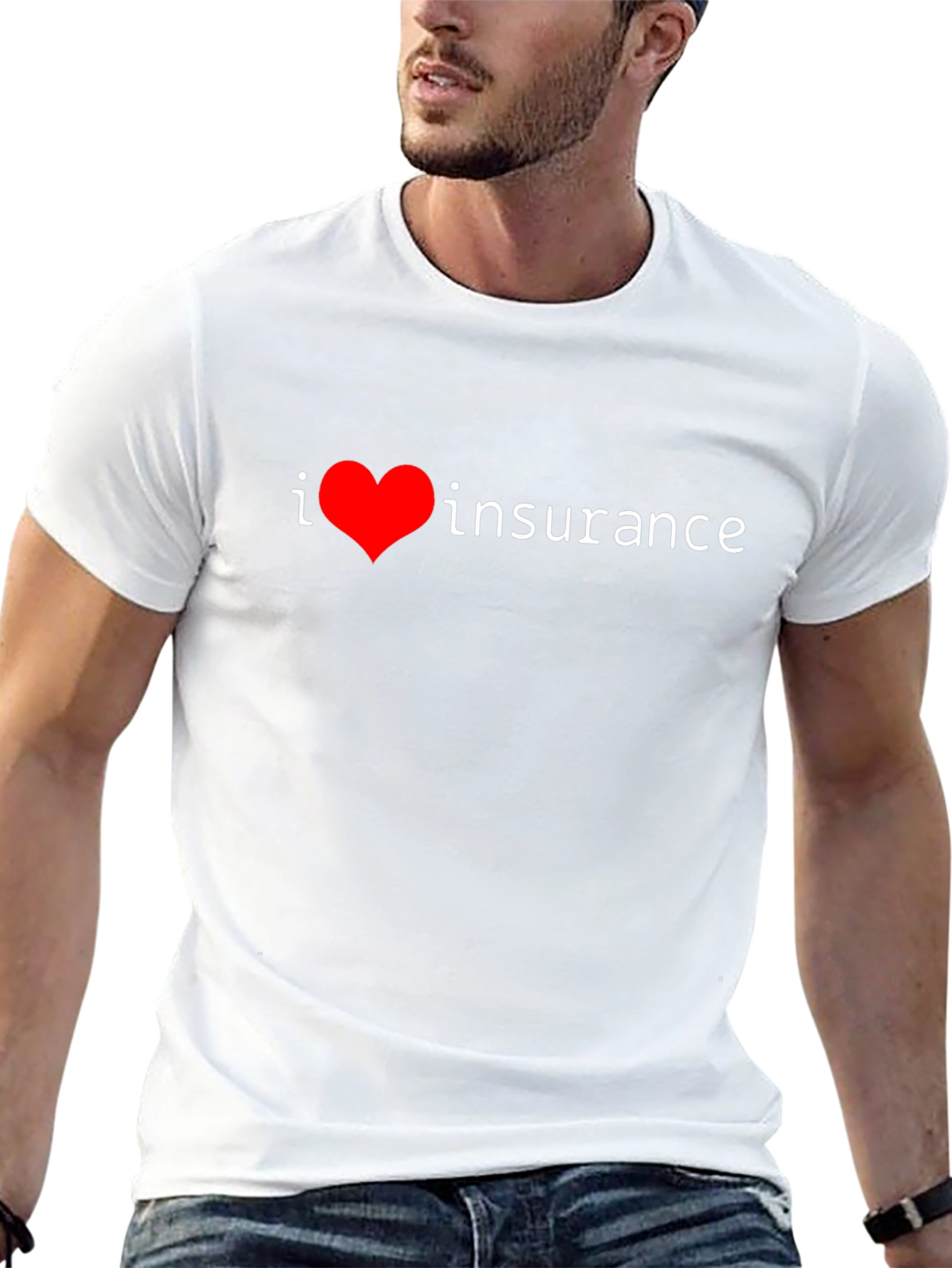 I Heart Insurance T-Shirt - Novelty Apparel