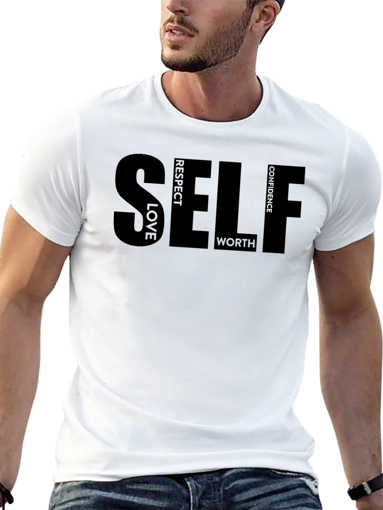 Self Love Respect & Confidence T-Shirt - Black