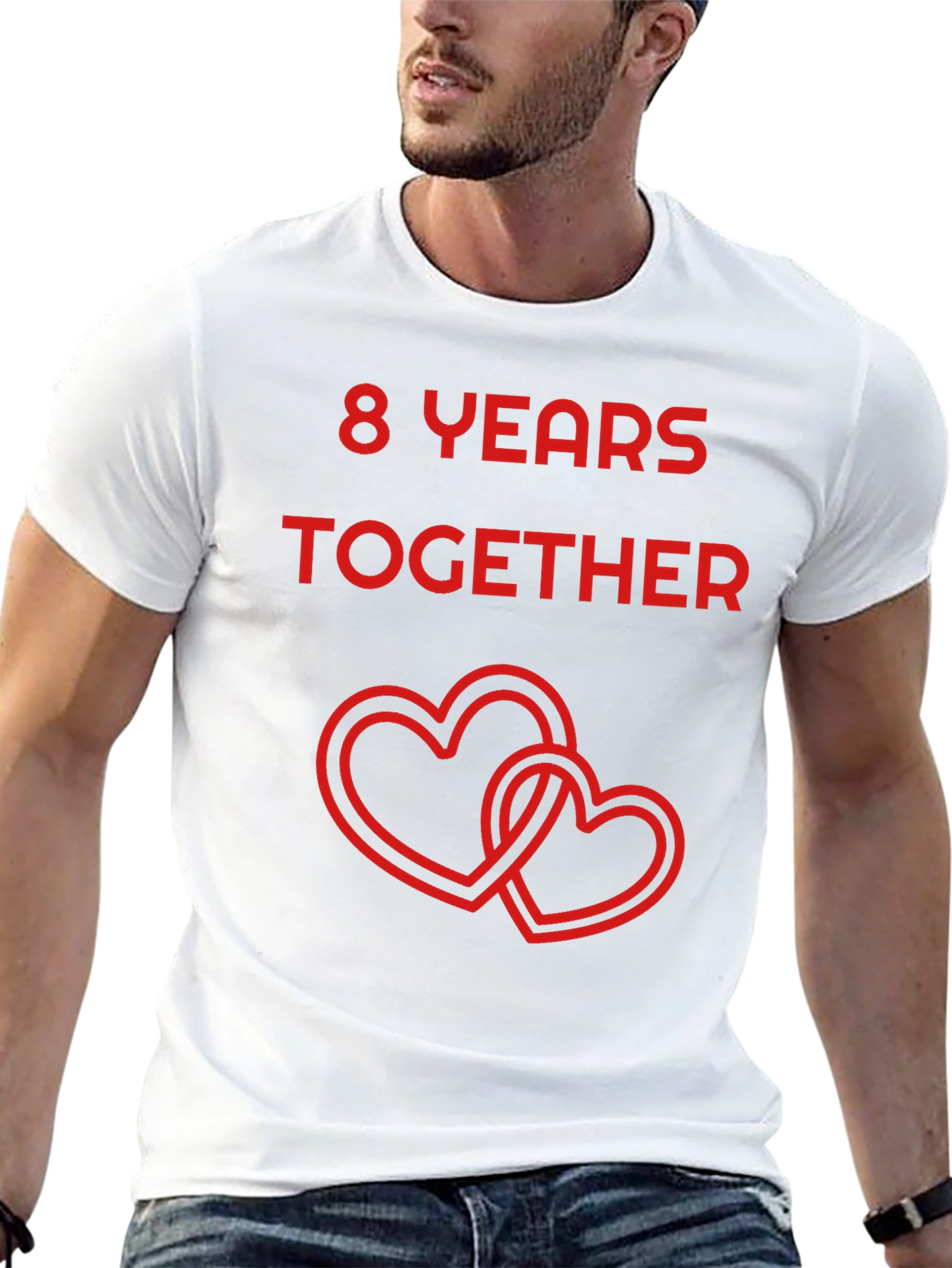 8 Years Together Anniversary T-Shirt