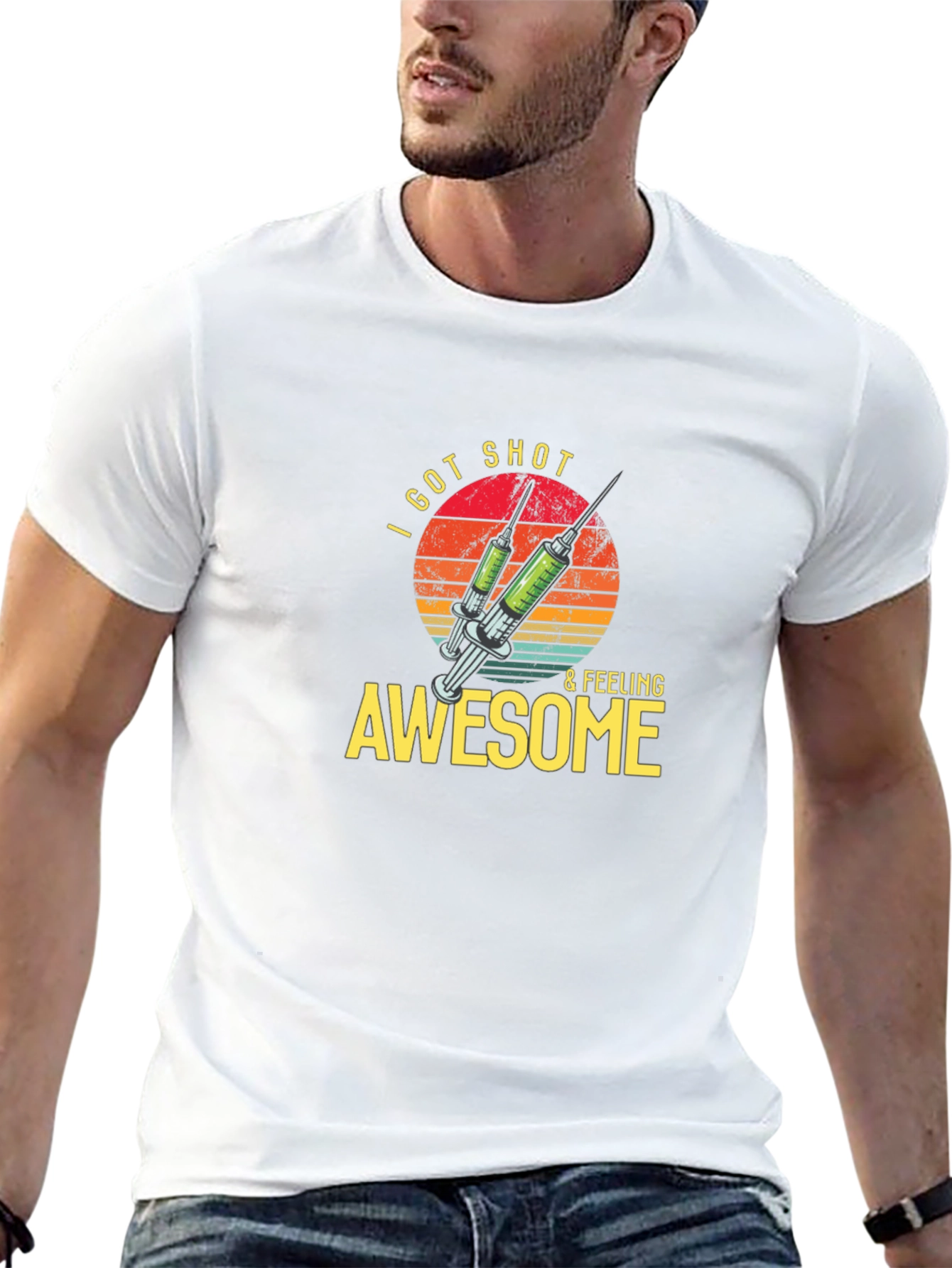 I Got Shot & Feeling Awesome T-Shirt