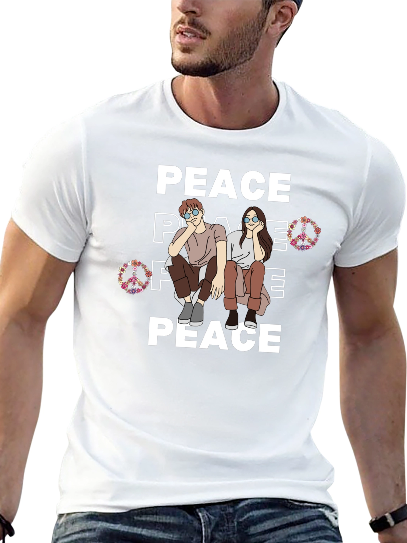 Peace Graphic T-Shirt - Unisex Soft Cotton Tee