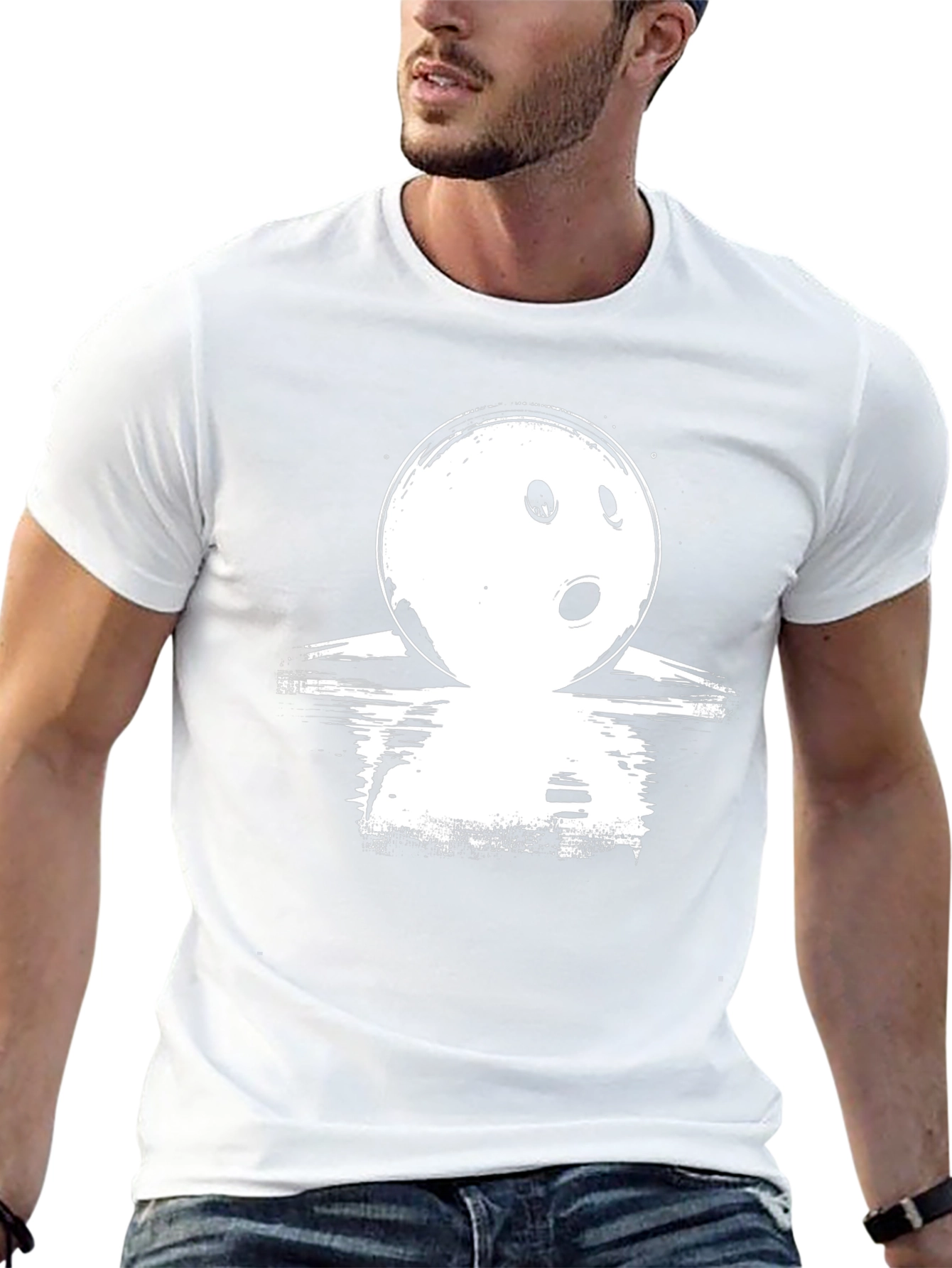 Bowling Ball Graphic Tee - Strike a Style!