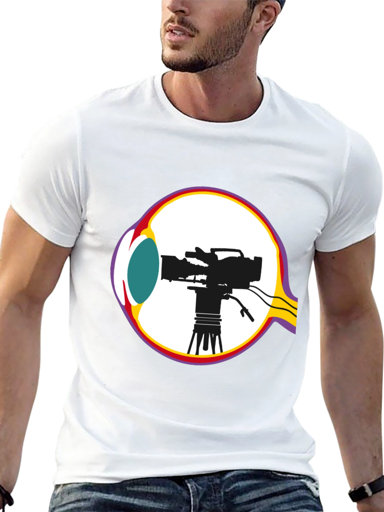 Eye Camera Black T-Shirt