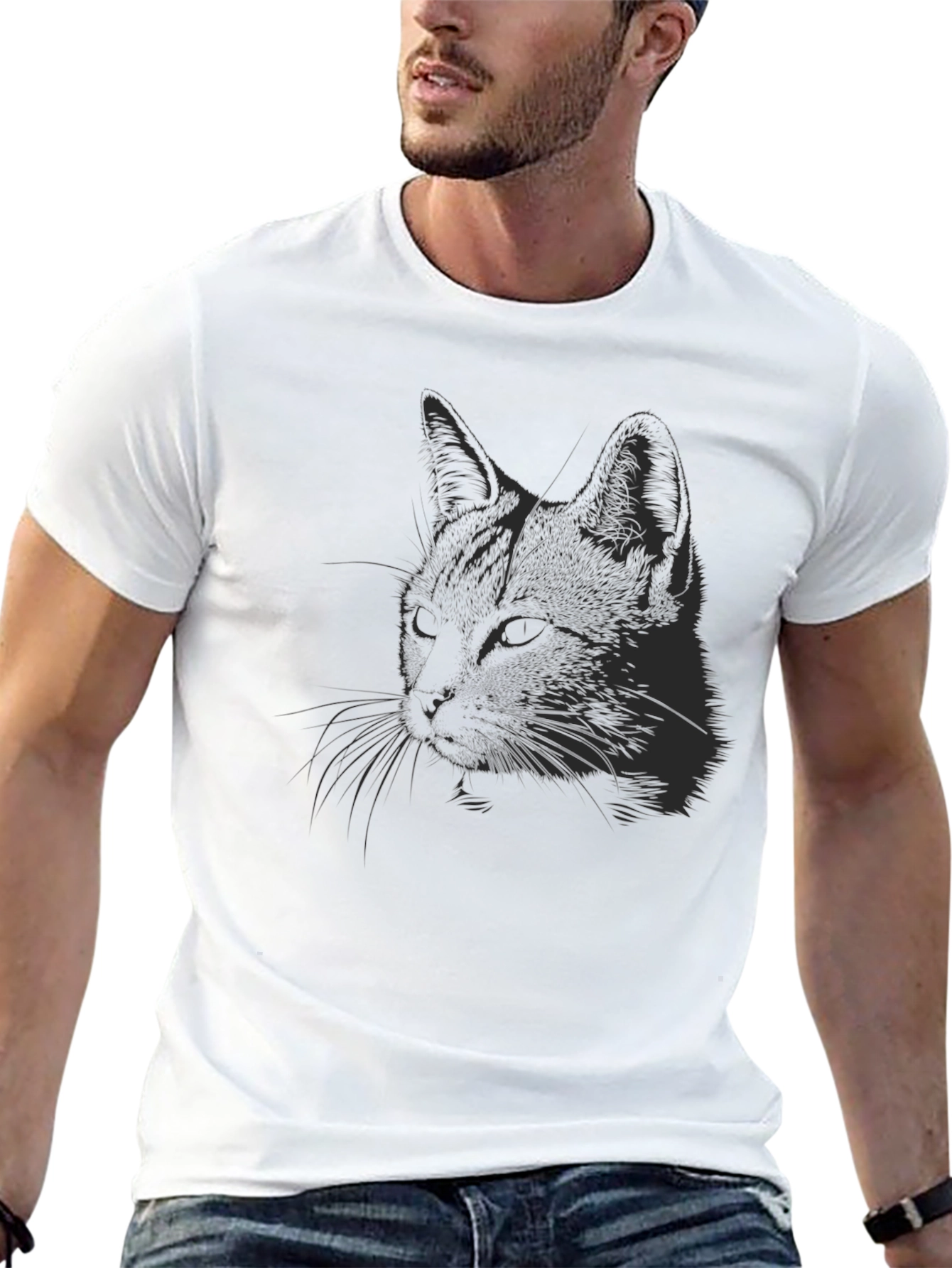 Cool Cat Graphic Tee - Unisex