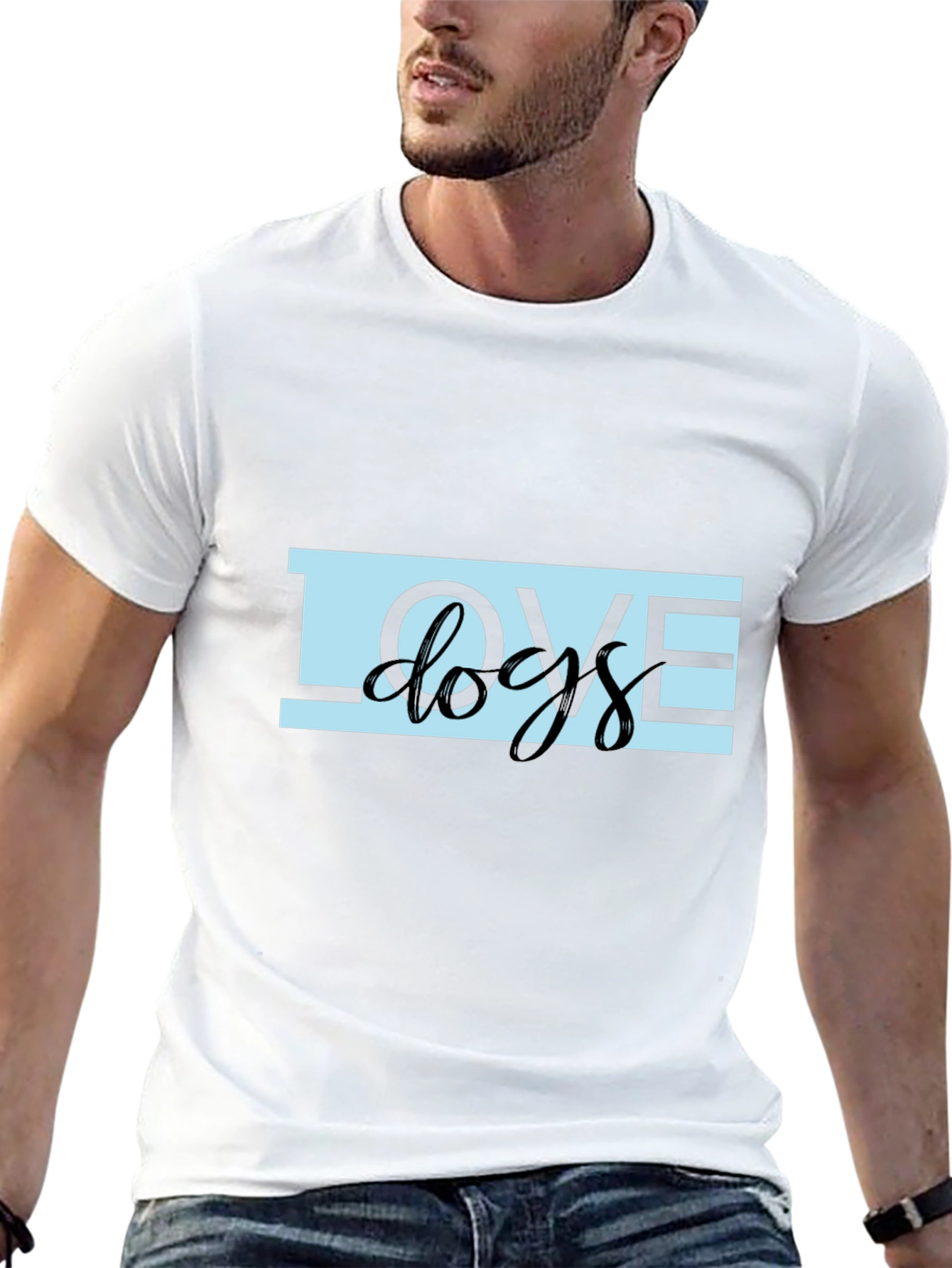 Love Dogs T-Shirt - Black