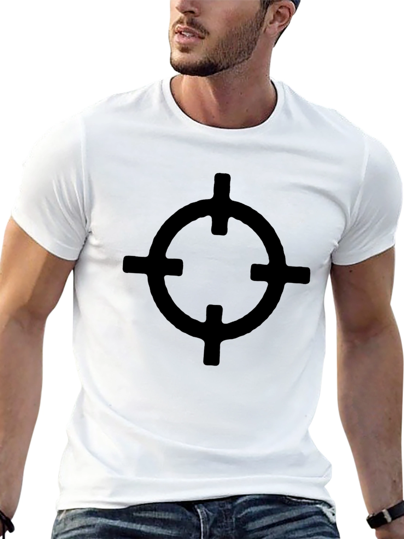 Target Graphic Black T-Shirt - Casual Style