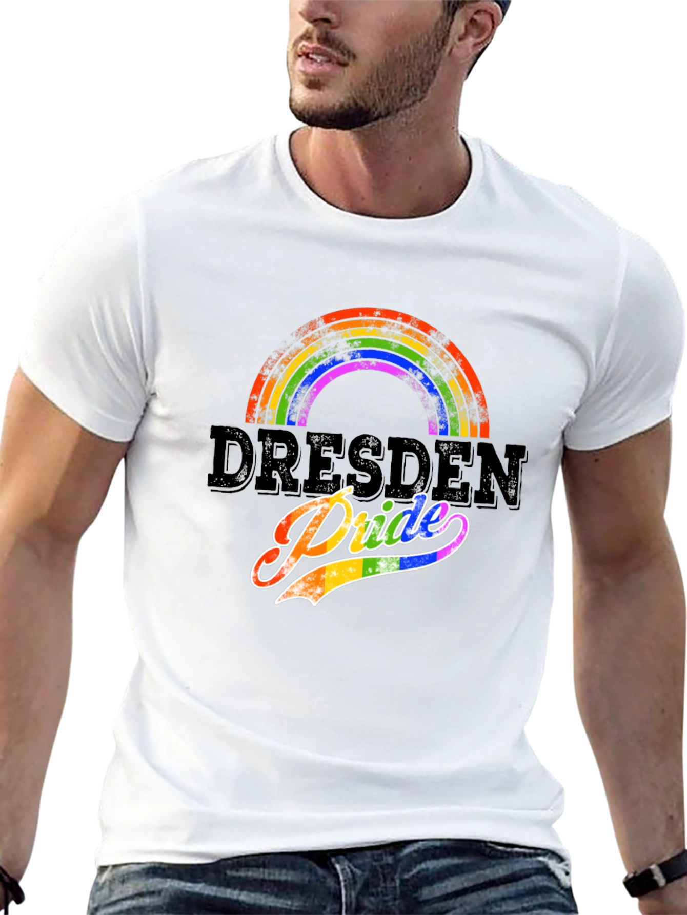 Dresden Pride Rainbow Graphic T-Shirt