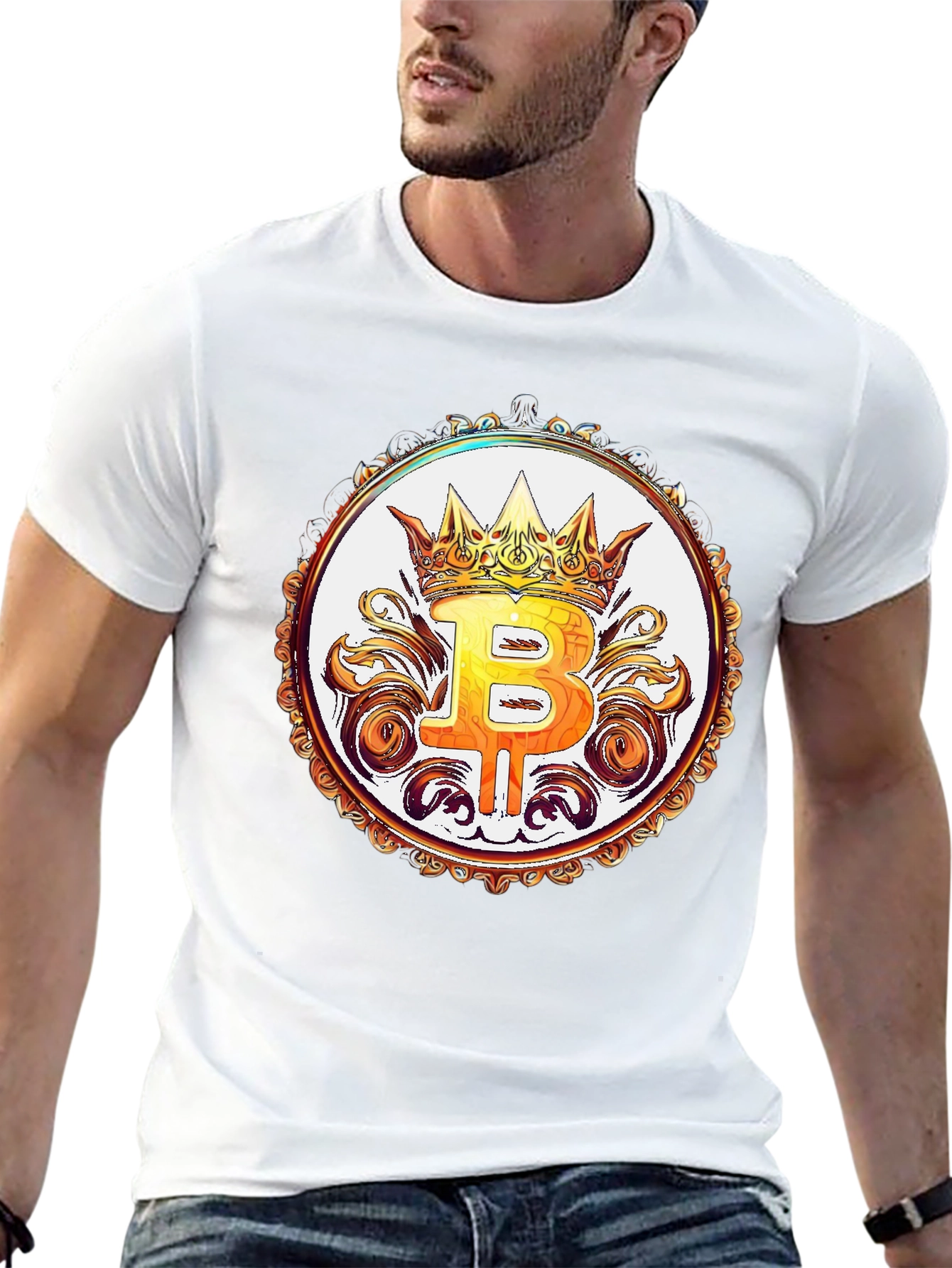 Bitcoin King T-Shirt - Crypto Currency Tee