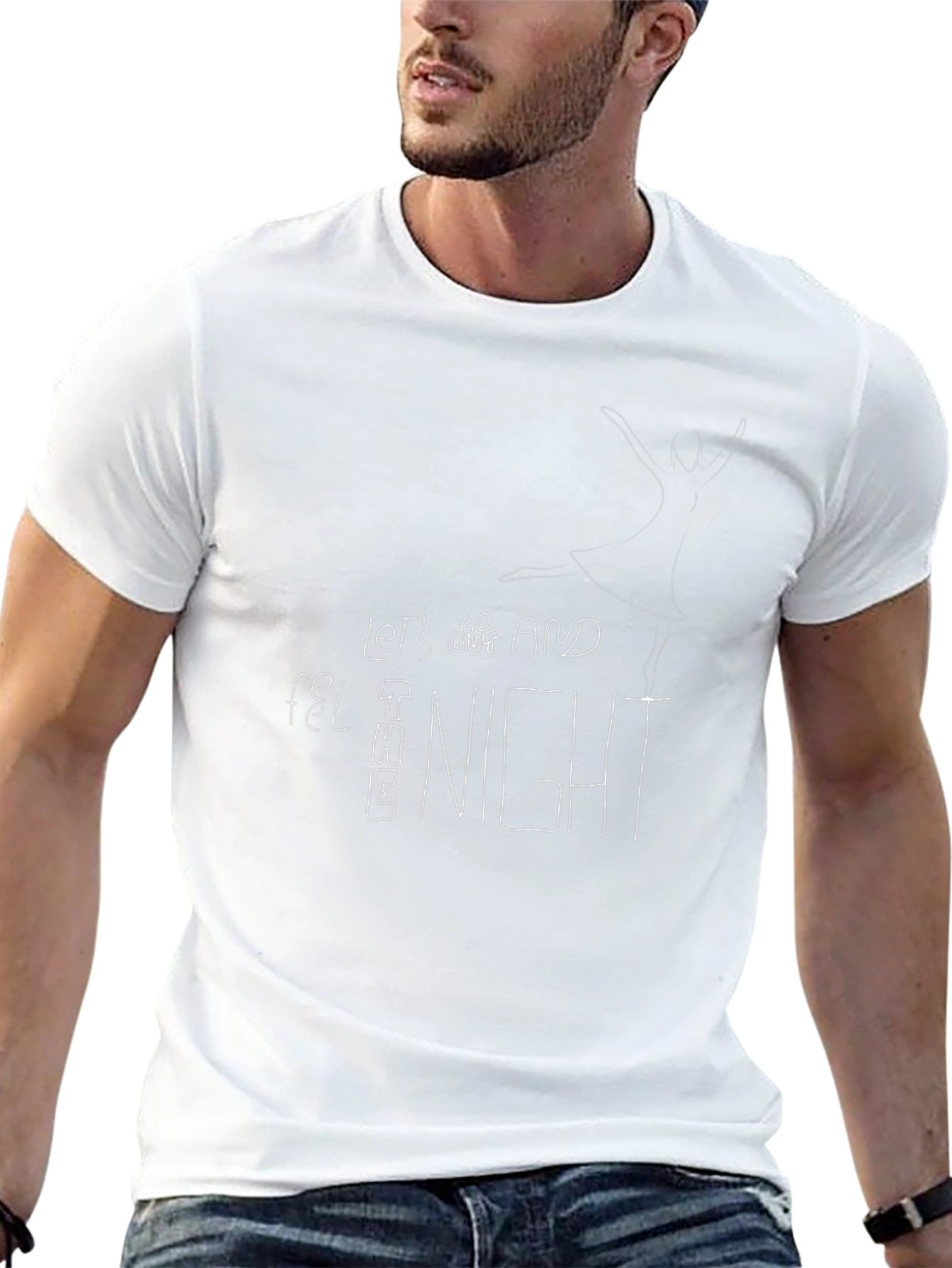 Lets Go Out and Feel The Night Graphic Tee