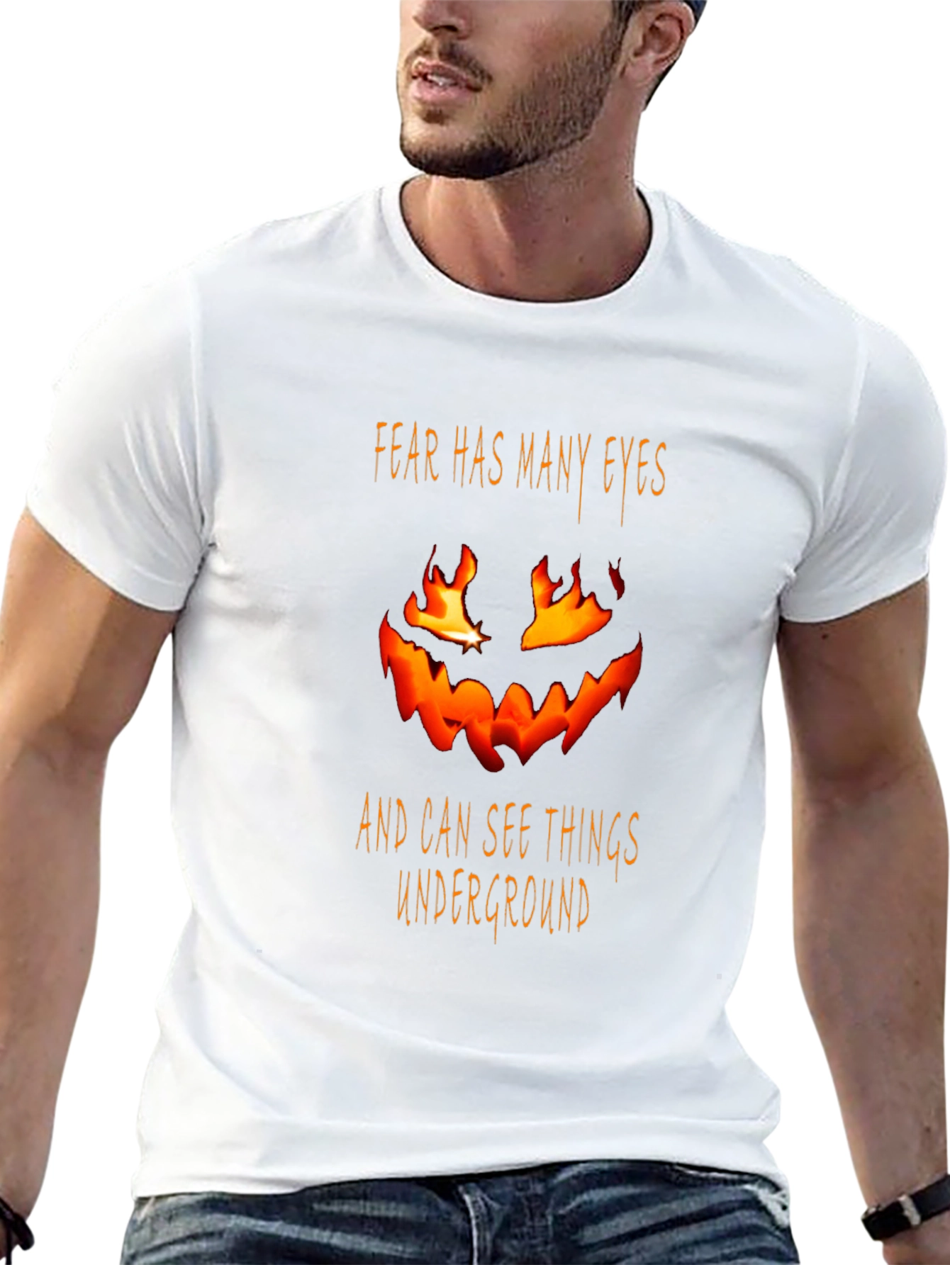 Fear Has Many Eyes Black T-Shirt