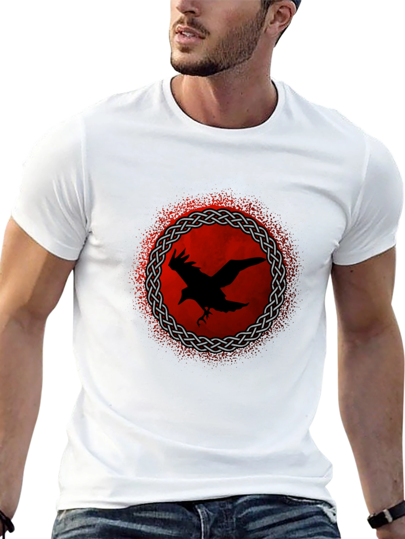 Raven Celtic Knot T-Shirt