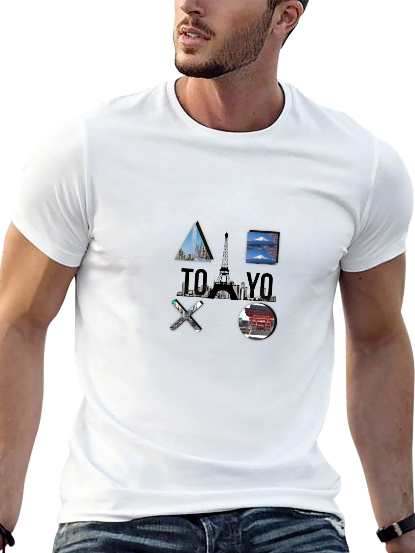 Tokyo Paris Cool Graphic T-Shirt