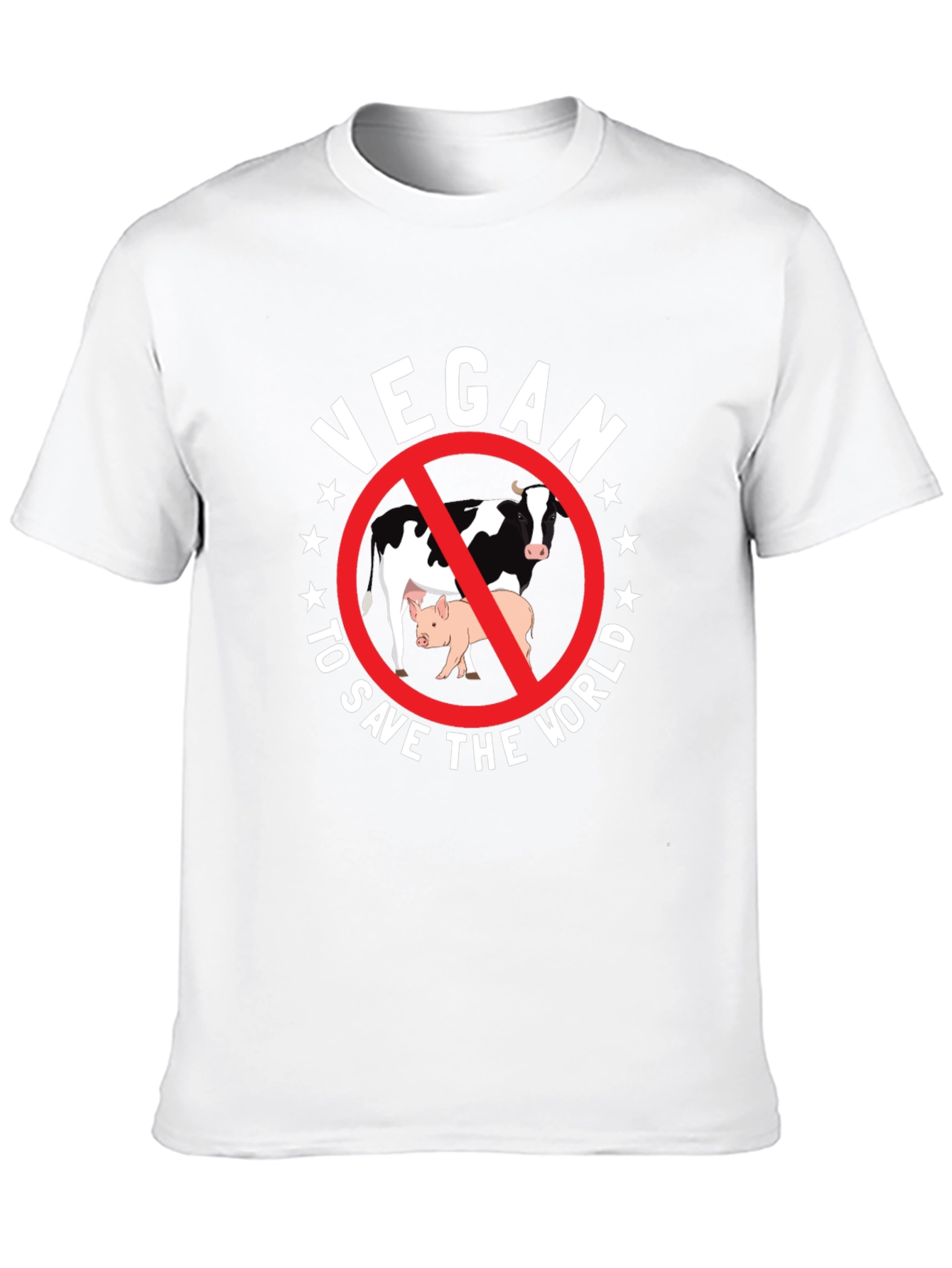 Vegan To Save The World Graphic Tee