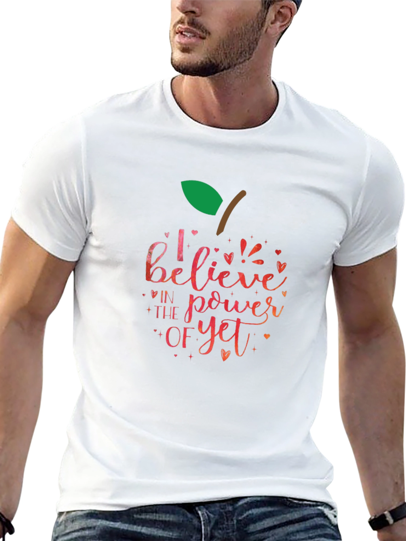 Believe In The Power Of Yet Apple T-Shirt