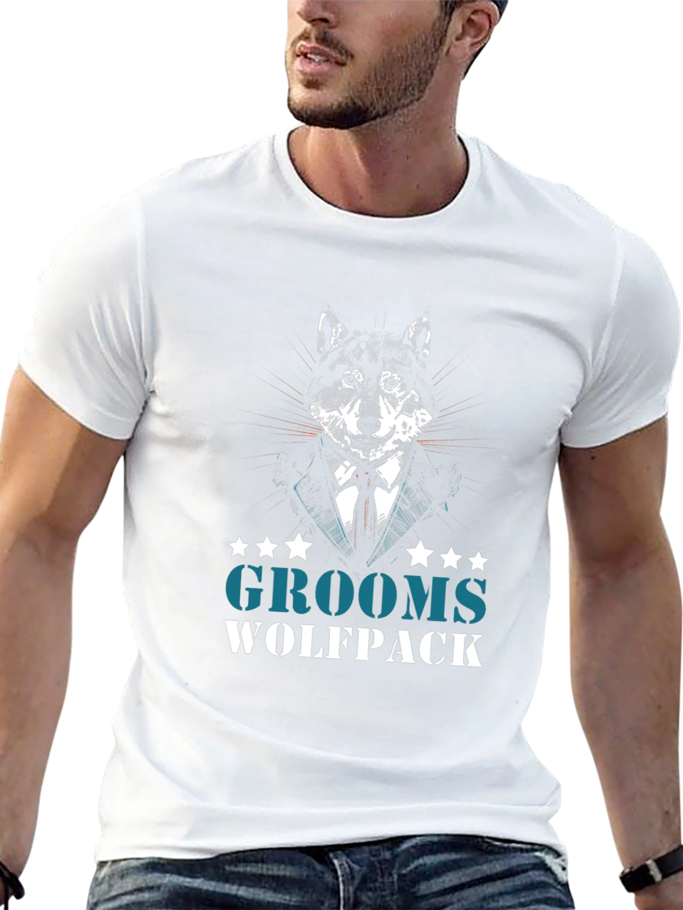 Grooms Wolfpack T-Shirt