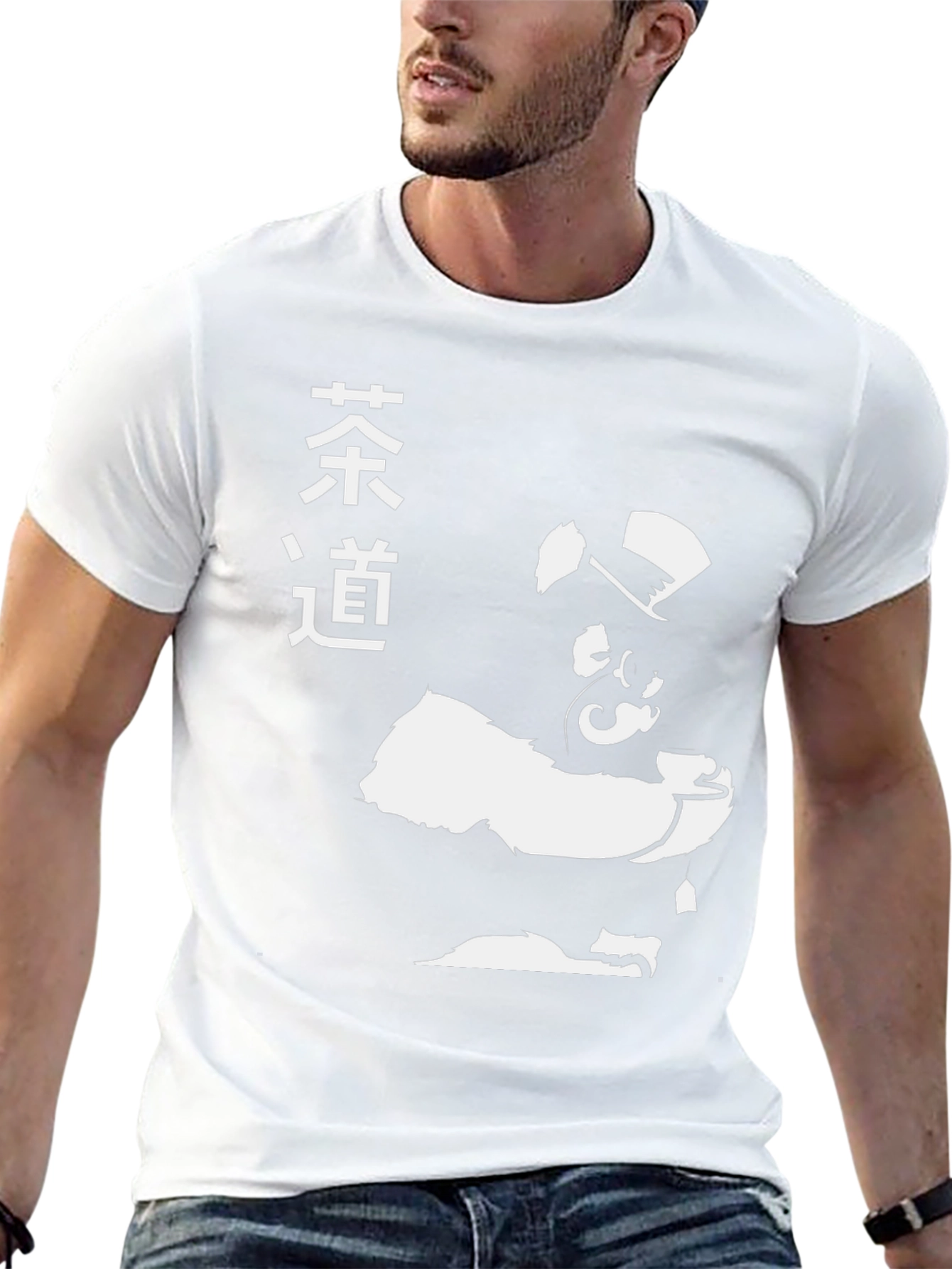 Tea Ceremony Gorilla T-Shirt - Unique Graphic Tee