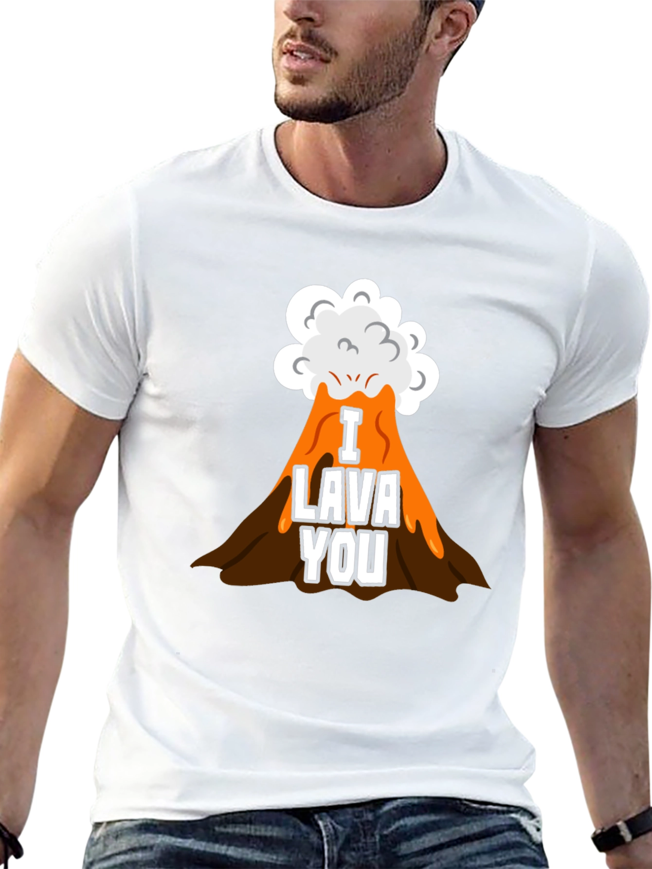 I Lava You Graphic Tee - Black T-Shirt