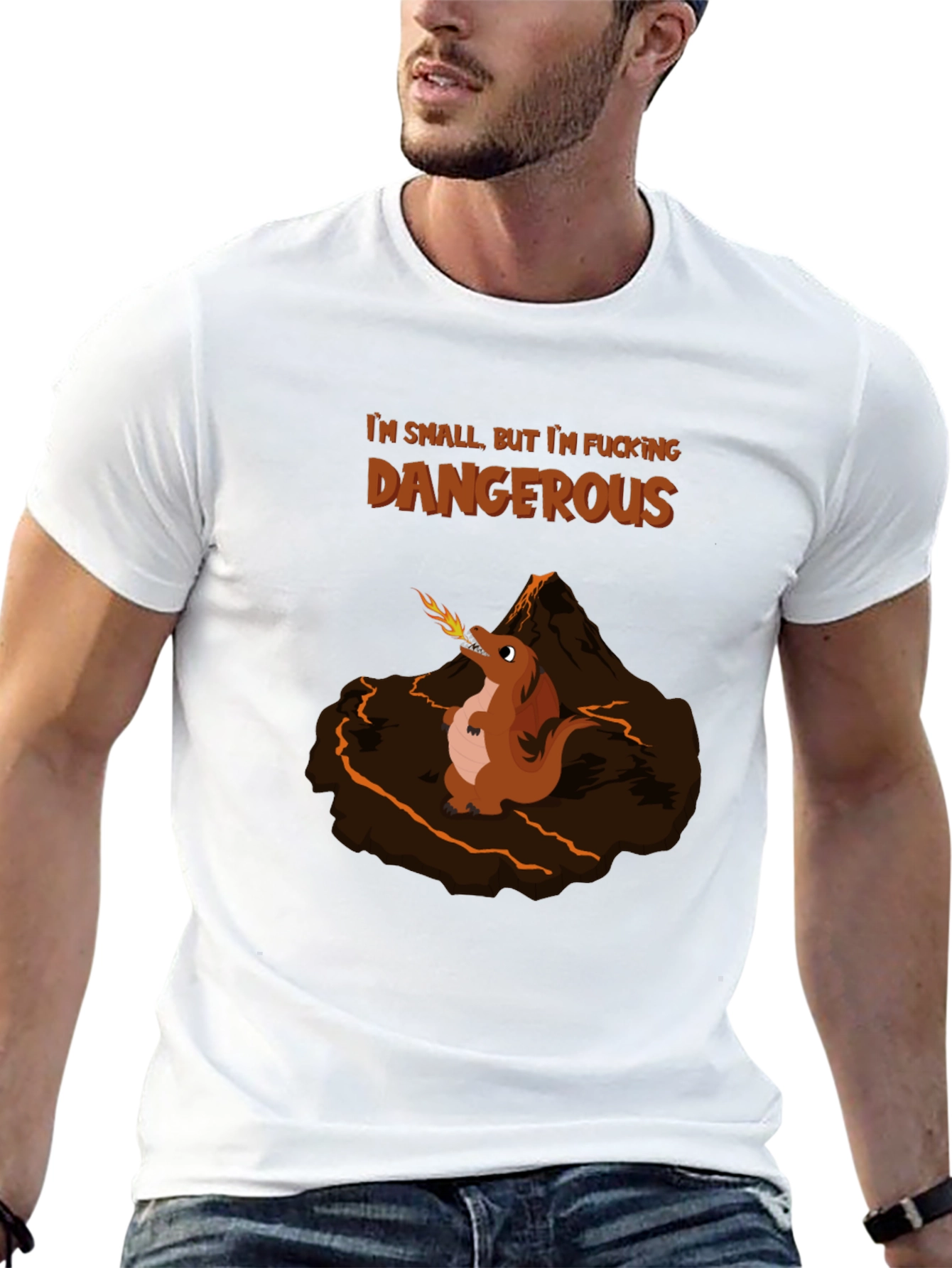 Small But Dangerous Funny Graphic Tee
