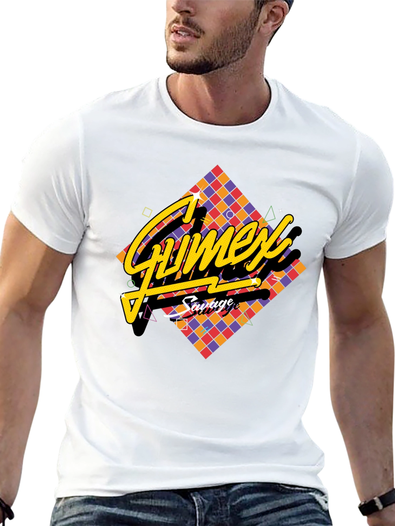 Retro Gumex Savage Graphic T-Shirt