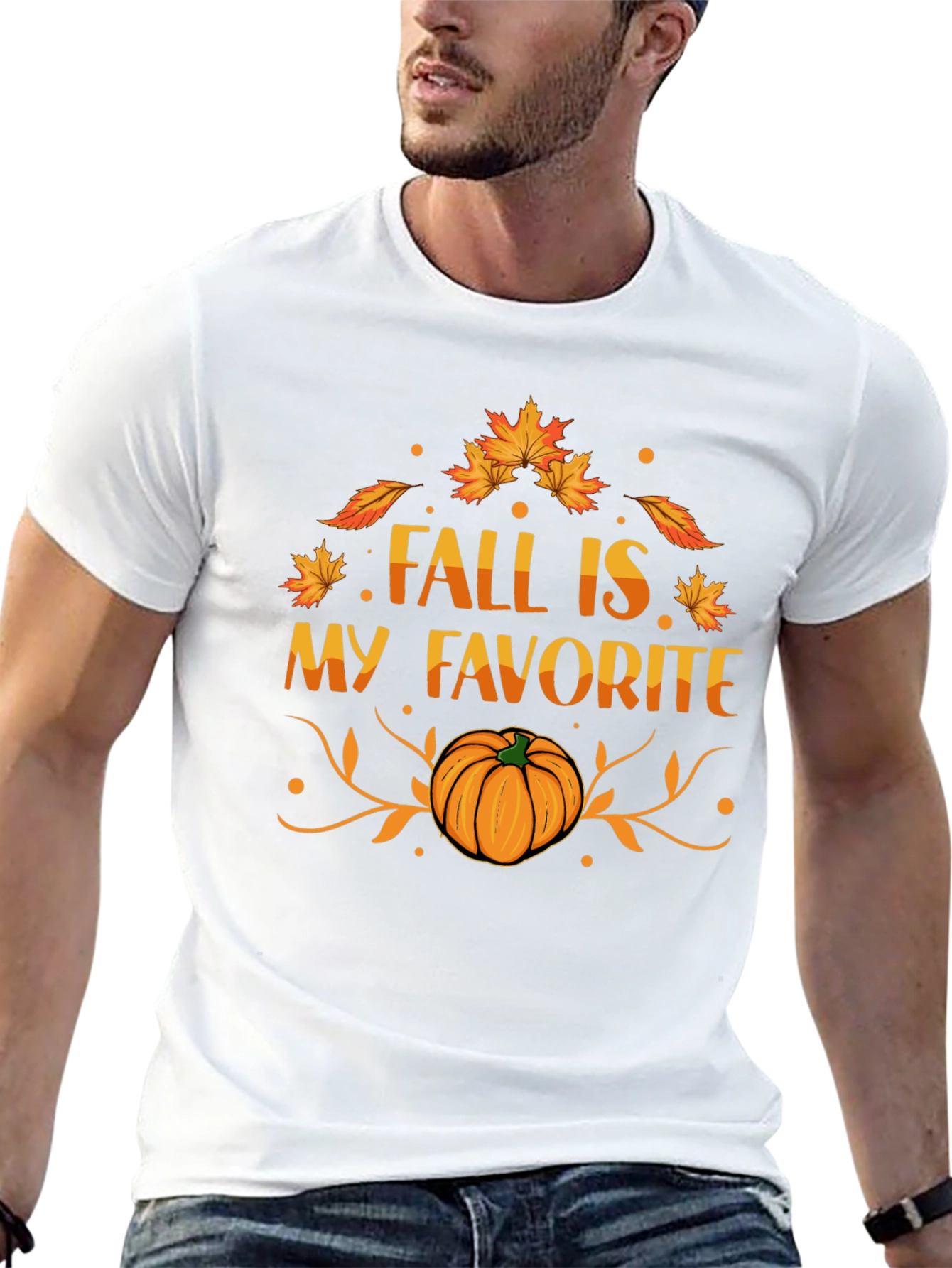 Fall Is My Favorite T-Shirt - Pumpkin Tee