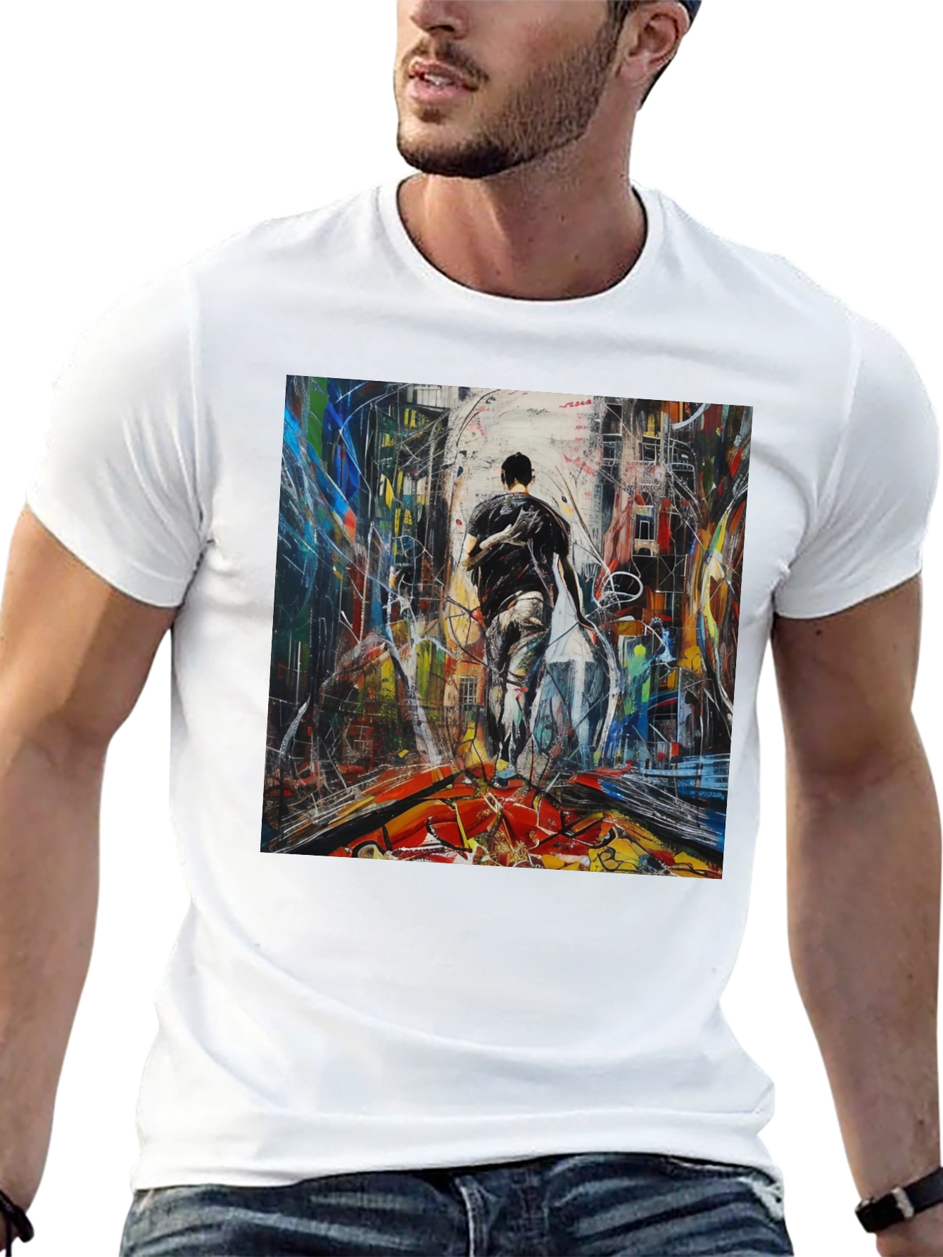 Abstract Cityscape T-Shirt