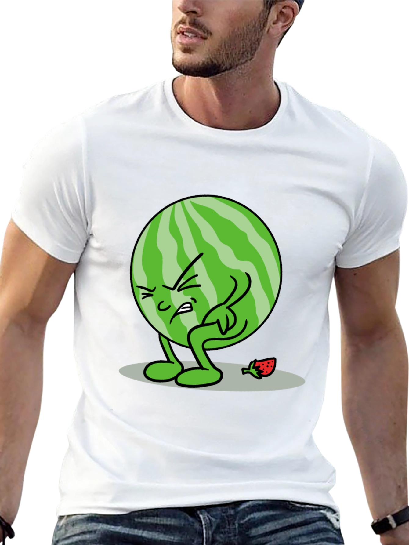 Funny Watermelon Cartoon T-Shirt