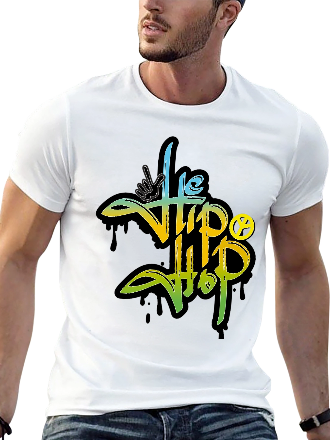 Hip Hop Graphic T-Shirt - Urban Style