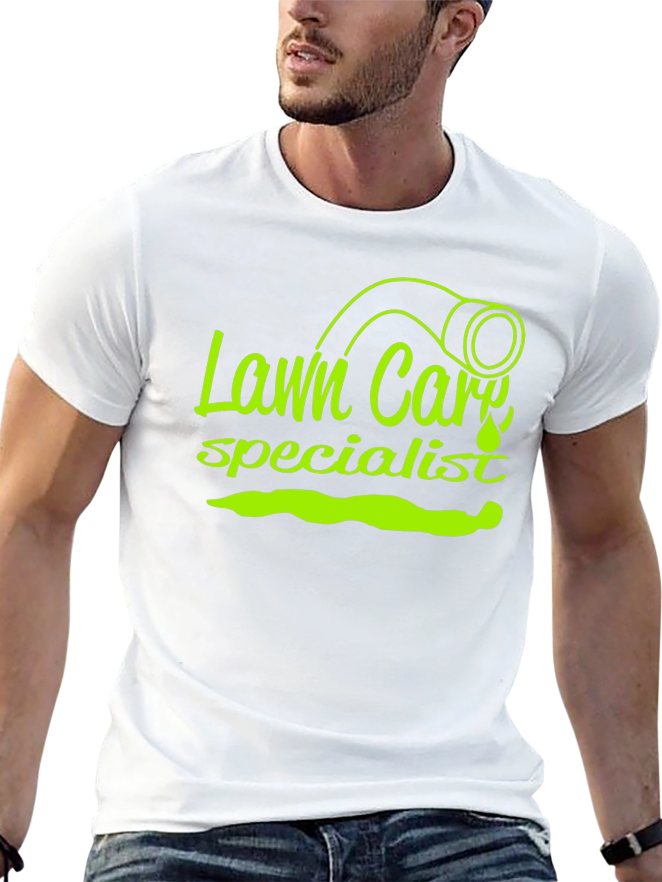 Lawn Care Specialist Graphic Tee - Black