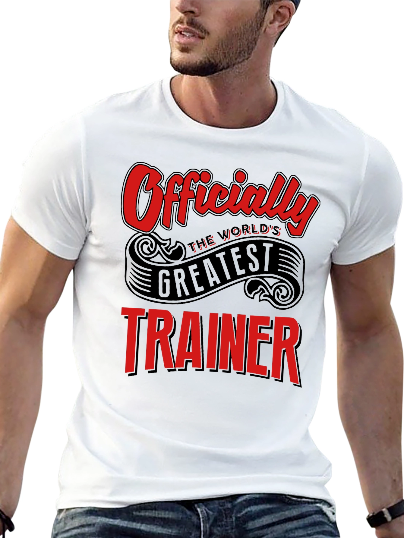 Worlds Greatest Trainer Black T-Shirt