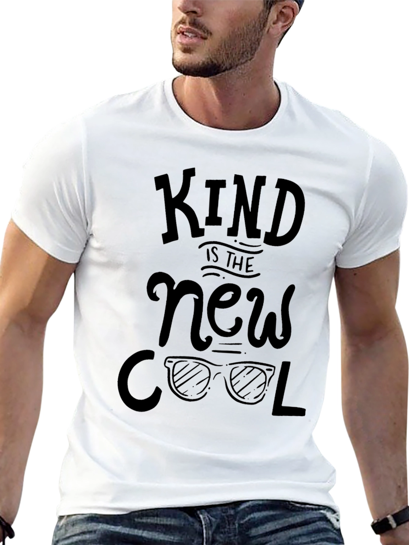 Kind is The New Cool Black T-Shirt