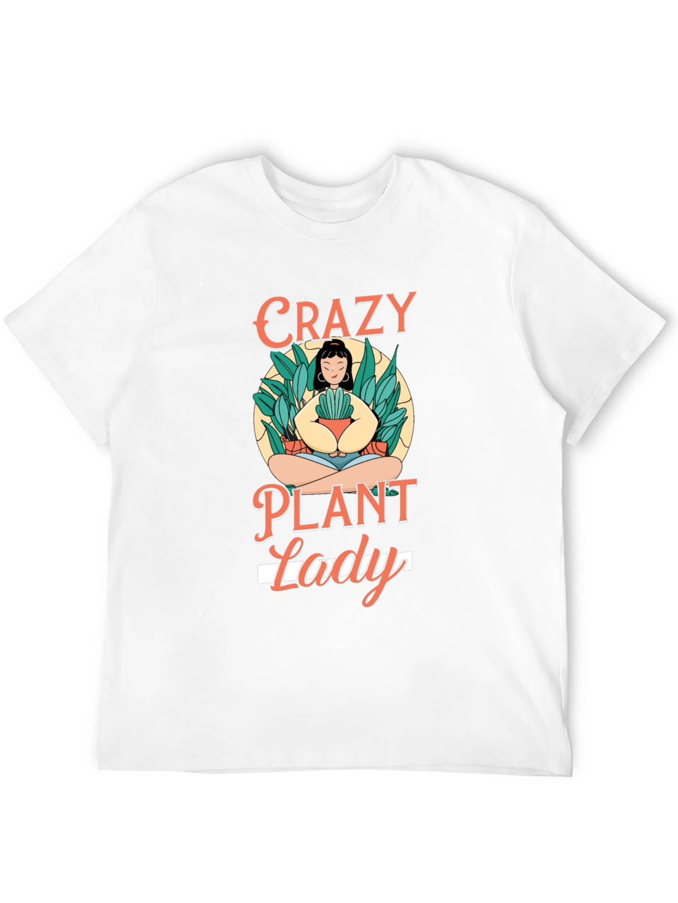 Crazy Plant Lady Graphic Tee - Black T-Shirt