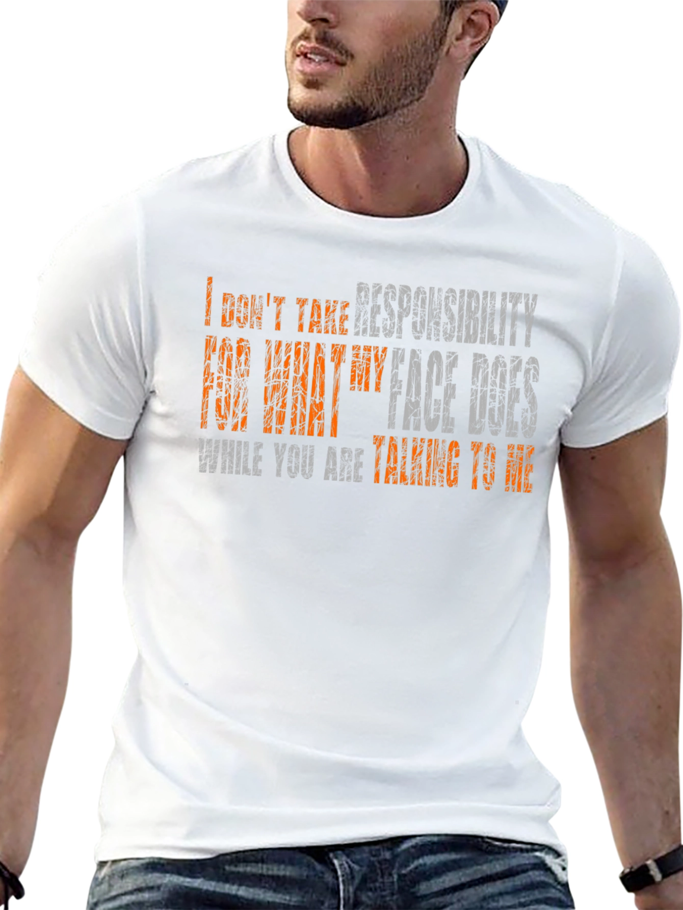 I Dont Take Responsibility Funny Graphic Tee